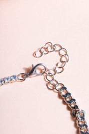 Heliophilia Silver Pulsera de Plata con Piedra de Circonita, Talla Única